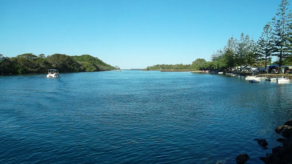 The Brunswick River at Brunswick Heads