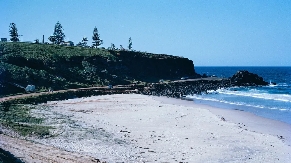 Point Danger and the headland, looking north from Tweed Heads